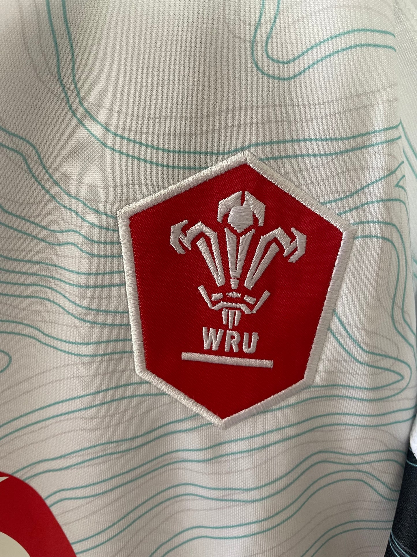 Wales 25-26 White Away Rugby Jersey