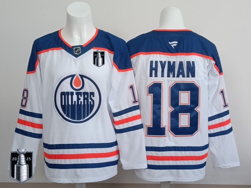 Edmonton Oilers Fanatics White Away Premium Player Jersey