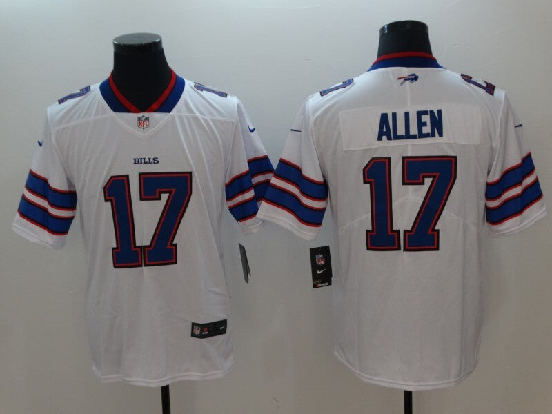 Josh Allen #17 Buffalo Bills White Away 2025 Jersey