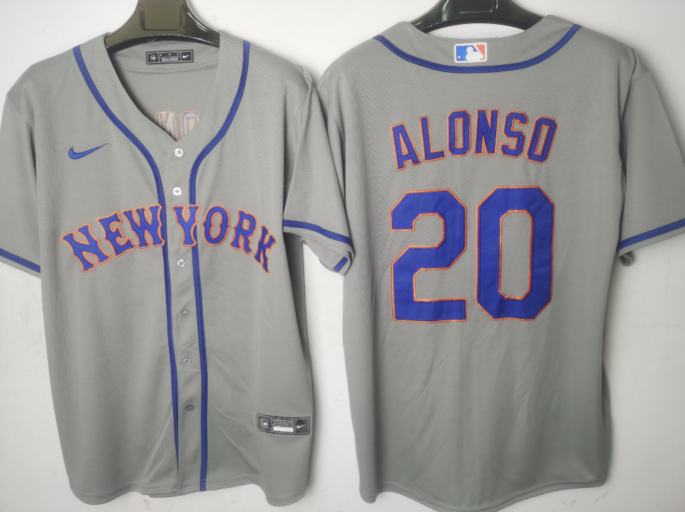 New York Mets Grey Road Player Jersey