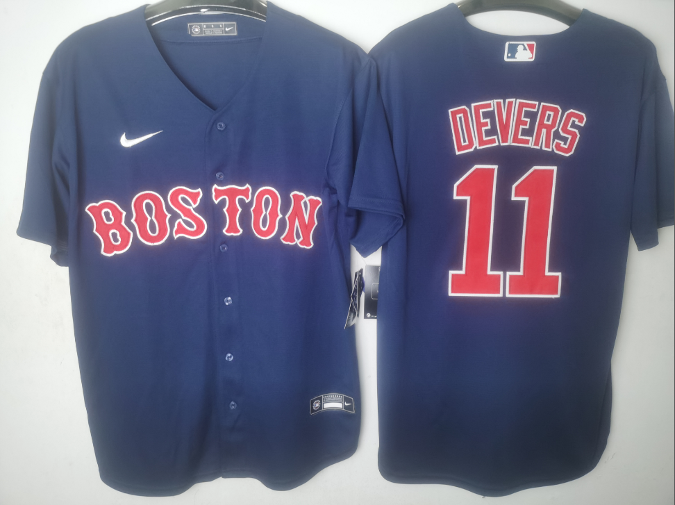 Boston Red Sox Navy Alternate Player Jersey