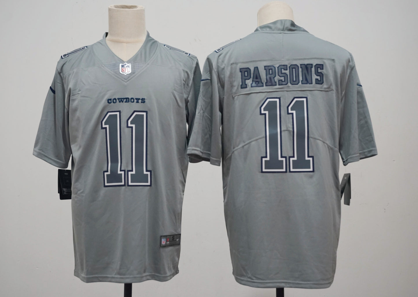 Micah Parsons Gray Dallas Cowboys Atmosphere Fashion Game Jersey