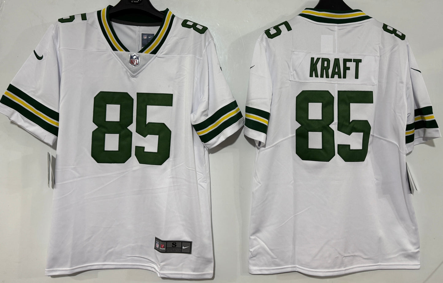 Green Bay Packers White Team Game Jersey