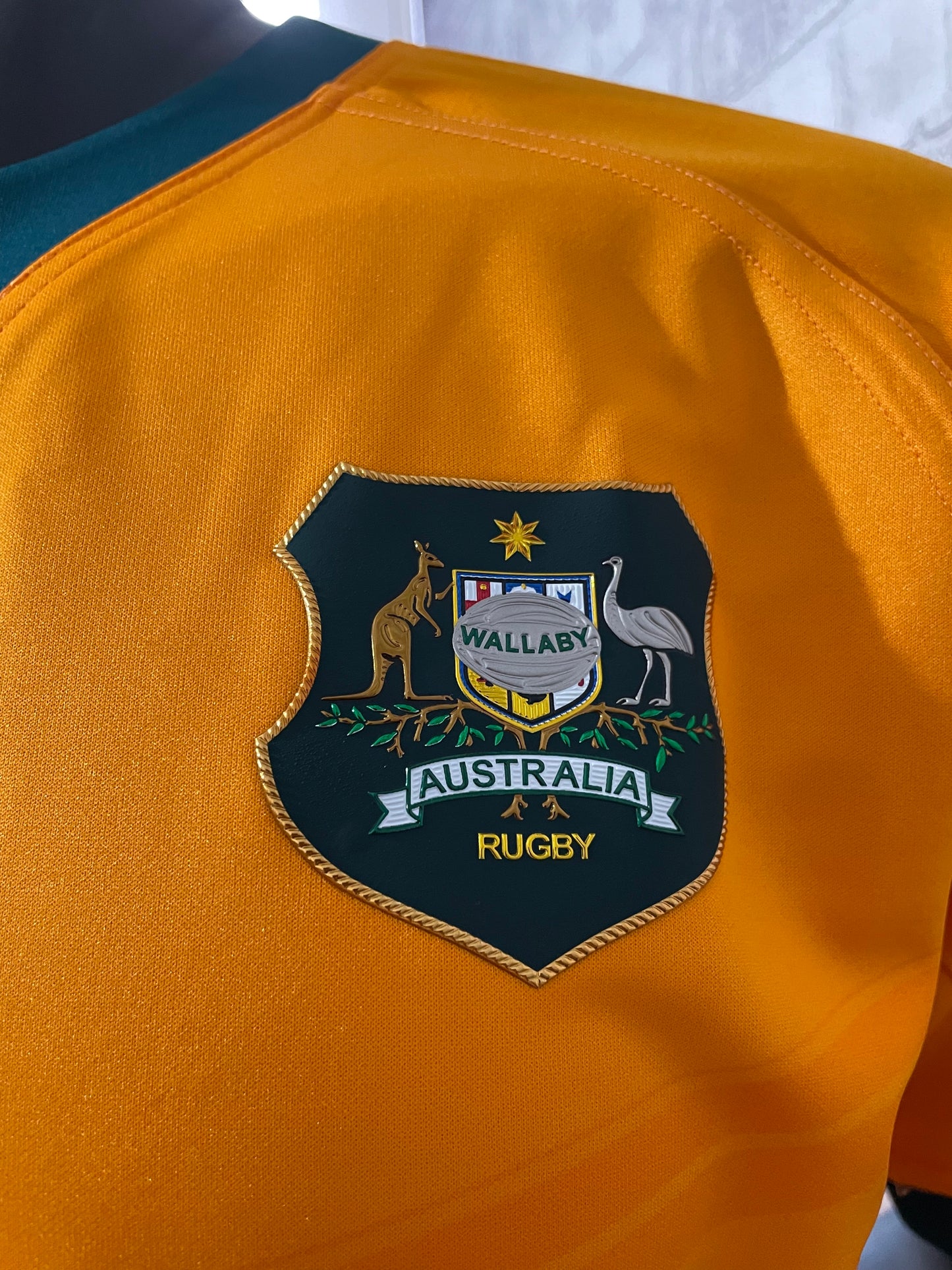 Australia 2023 World Cup Orange Home Rugby Jersey