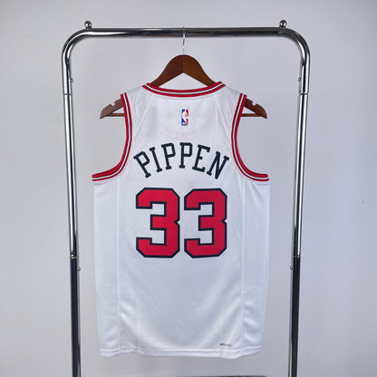 Chicago Bulls White Home Icon Edition Jersey