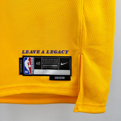 Los Angeles Lakers Icon Edition Yellow Swingman Jersey