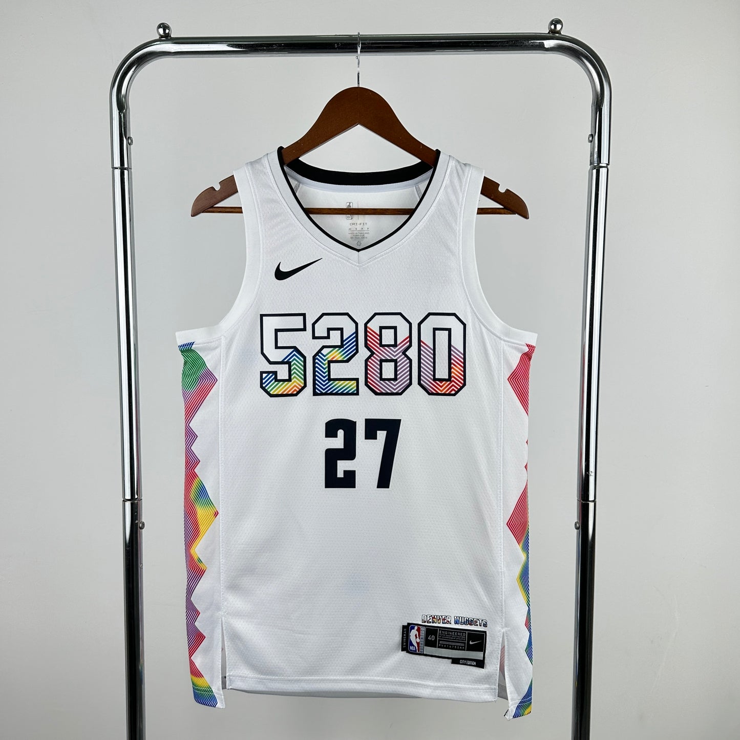 Denver Nuggets 24-25 City Edition White Swingman Jersey