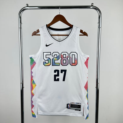 Denver Nuggets 24-25 City Edition White Swingman Jersey