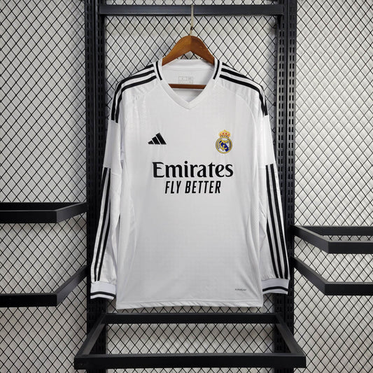 Real Madrid 24-25 Home Long Sleeve Jersey