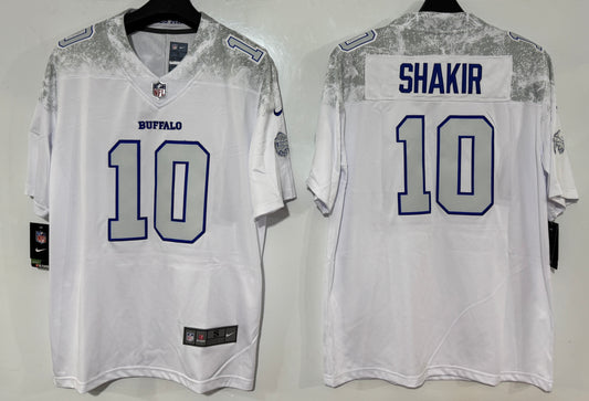 Khalil Shakir #10 Buffalo Bills "Cold Front" 2025 Rivalries Jersey