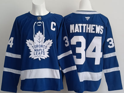 Toronto Maple Leafs Fanatics Blue Home Breakaway Player Jersey