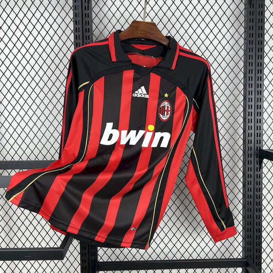 AC Milan 06-07 Home Long Sleeve Retro Jersey