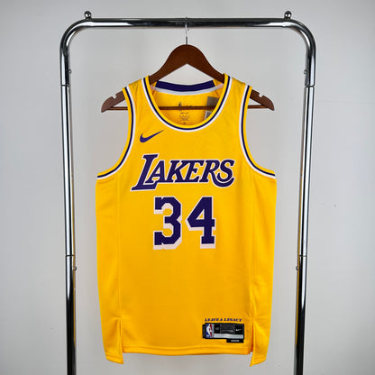 Los Angeles Lakers Icon Edition Yellow Swingman Jersey