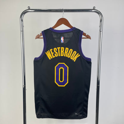 Los Angeles Lakers City Edition Black Swingman Jersey