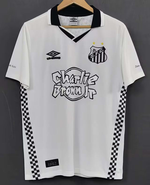 Santos 24-25 Home Jersey (Charlie Brown JR)