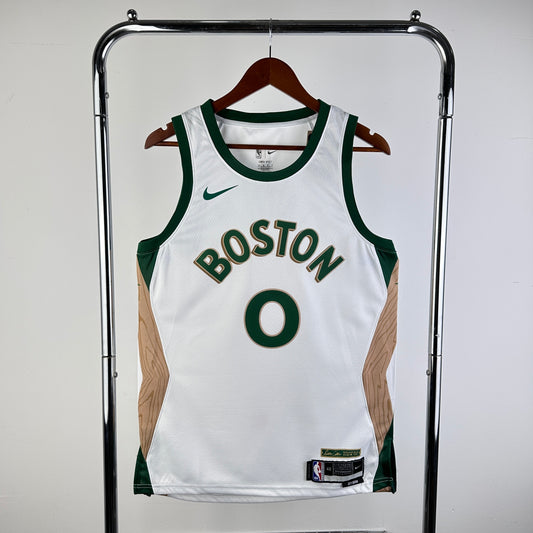 Boston Celtics 23-24 City Edition White Swingman Jersey