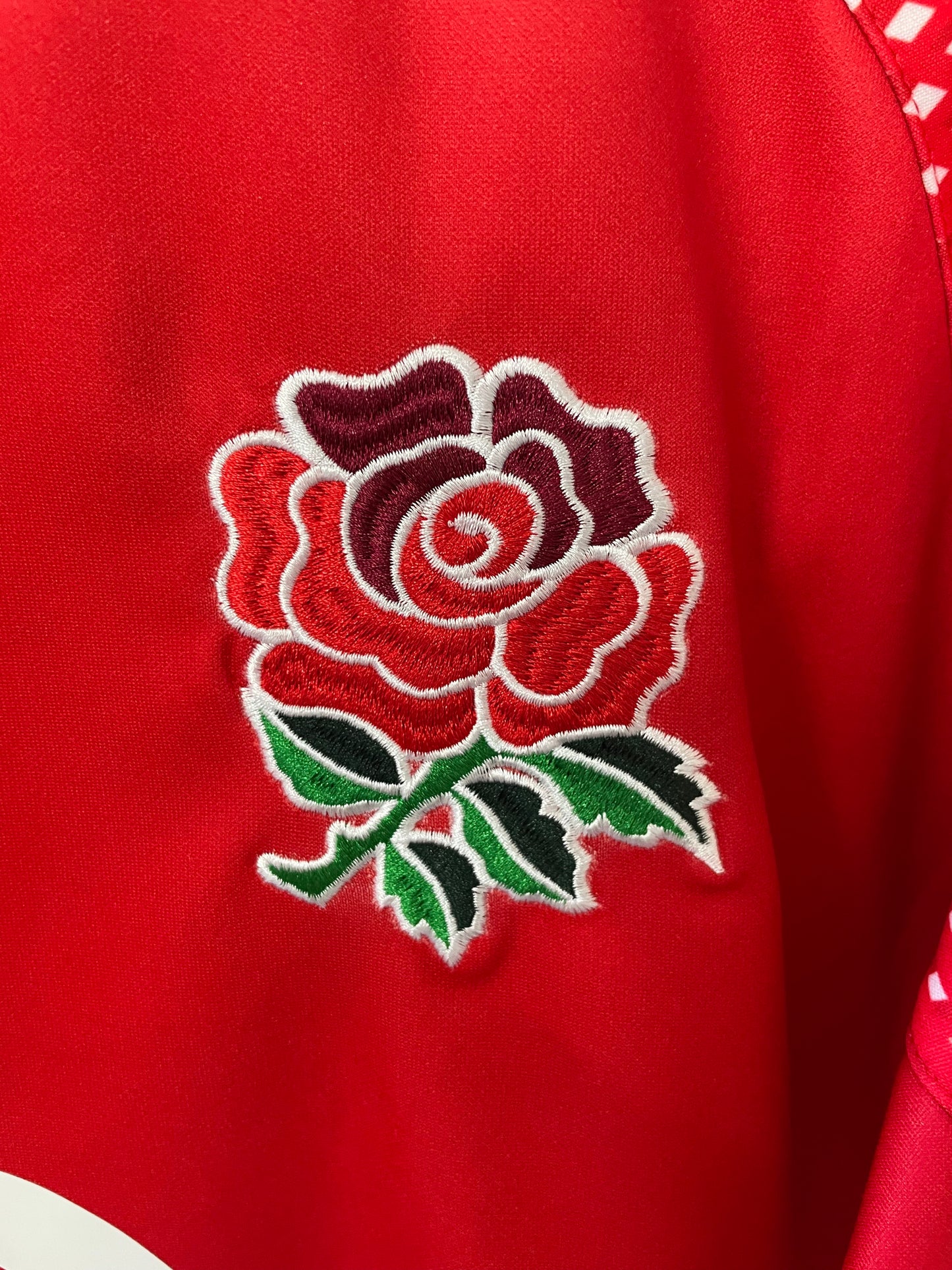 England 25-26 Red Away Rugby Jersey