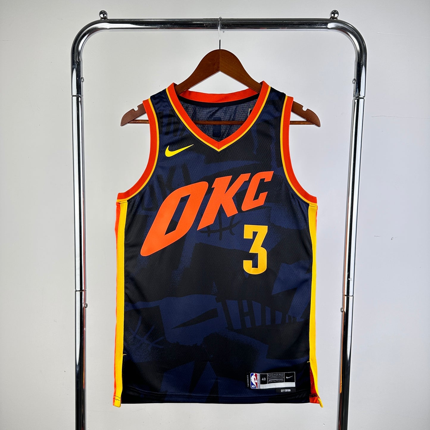 Oklahoma City Thunder 23-24 Navy City Edition Jersey