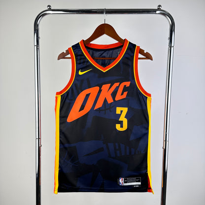 Oklahoma City Thunder 23-24 Navy City Edition Jersey