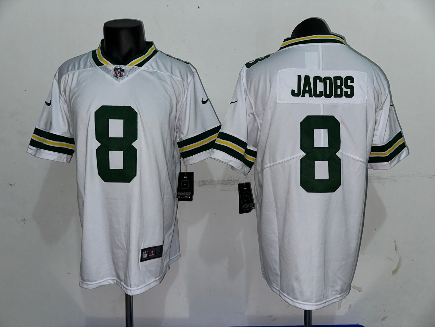 Green Bay Packers White Team Game Jersey