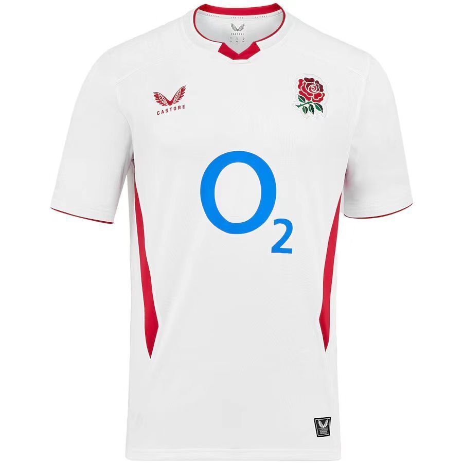 England 25-26 White Home Rugby Jersey
