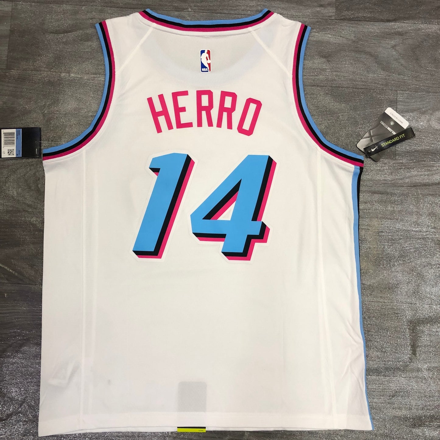 Miami Heat City Edition "Vice" White Swingman Jersey
