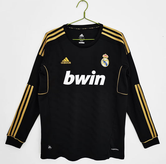 Real Madrid 11-12 Away Long Sleeve Retro Jersey