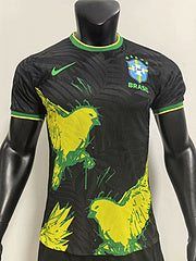 Brazil "Canarinho Black" Special Jersey