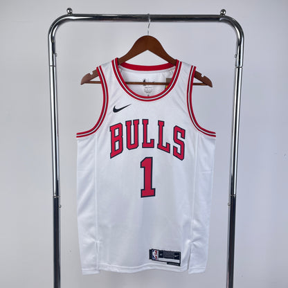 Chicago Bulls White Home Icon Edition Jersey