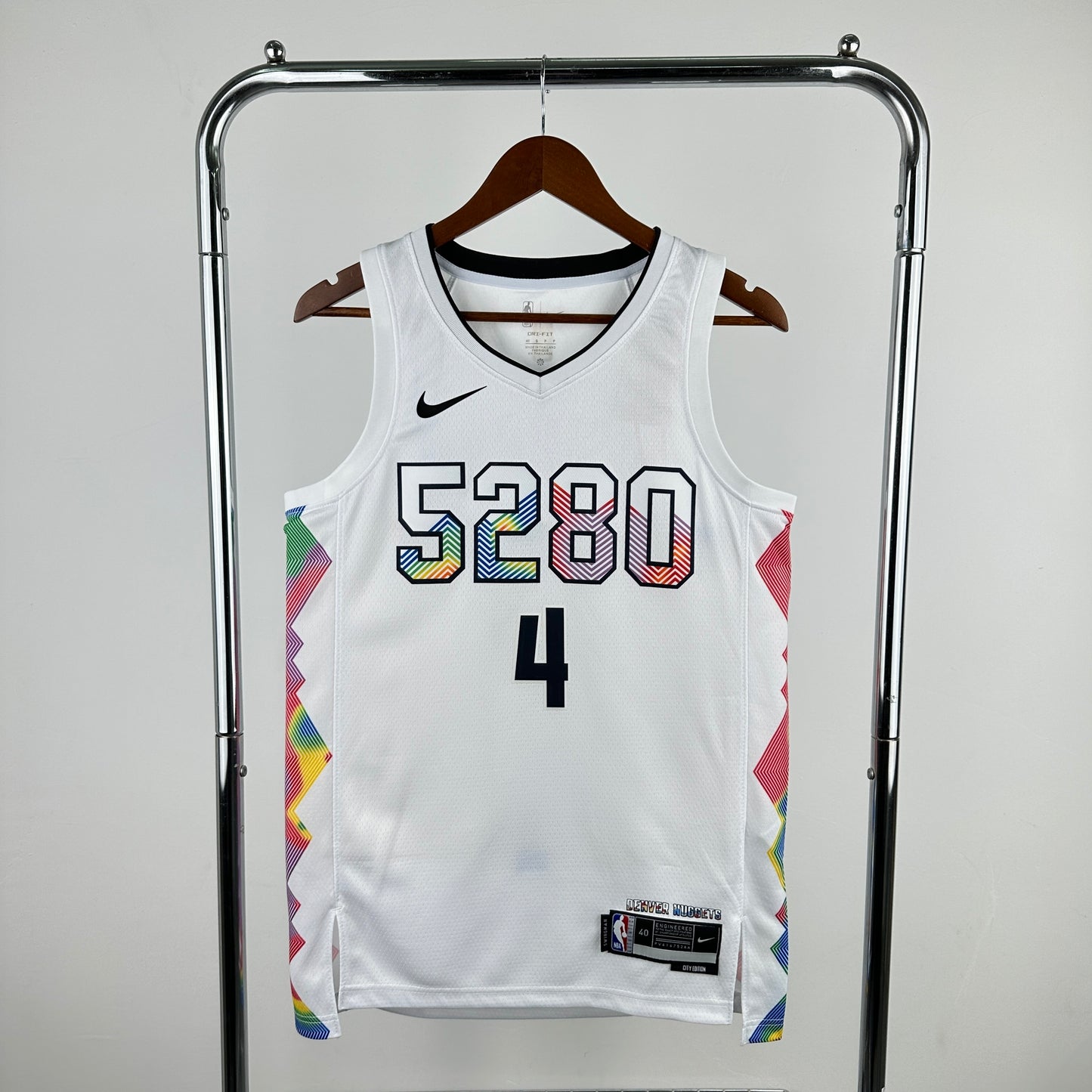 Denver Nuggets 24-25 City Edition White Swingman Jersey