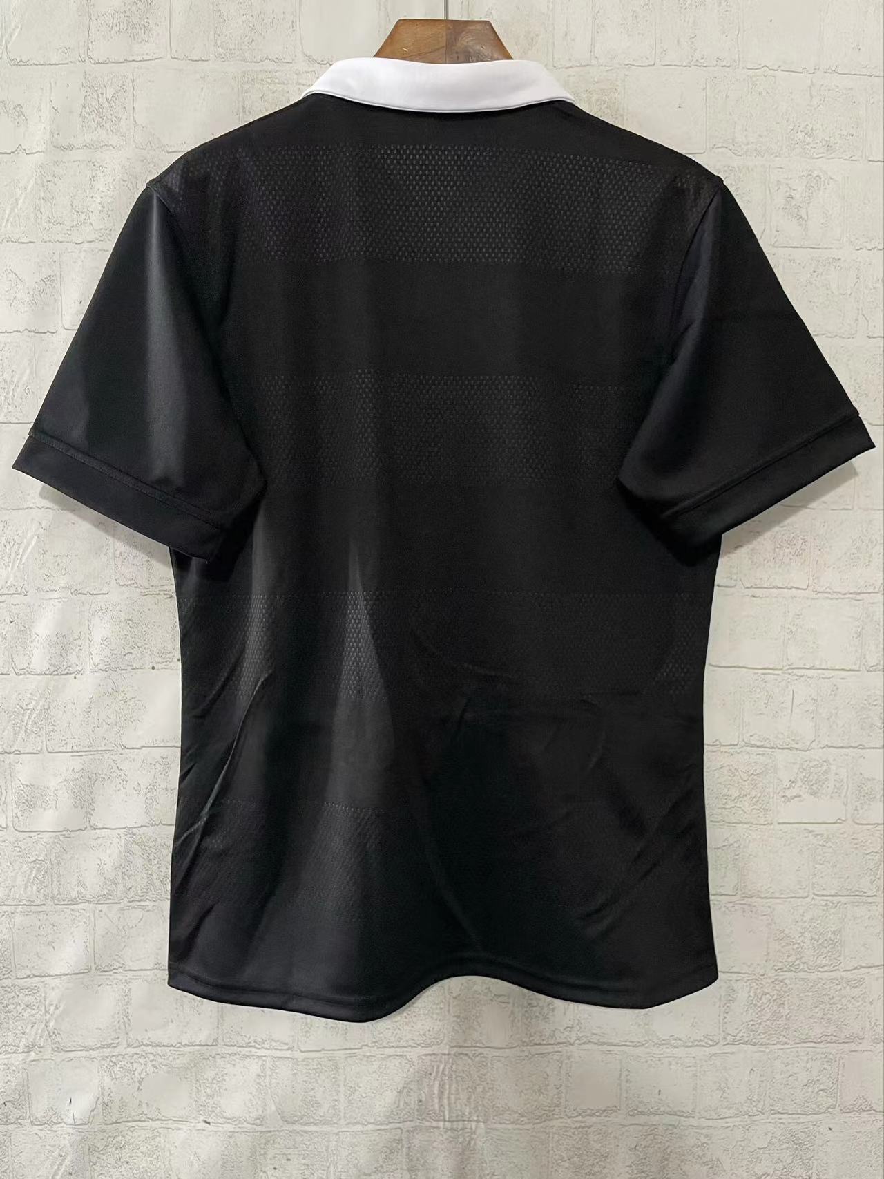 New Zealand All Blacks 25-26 Black Home Rugby Jersey