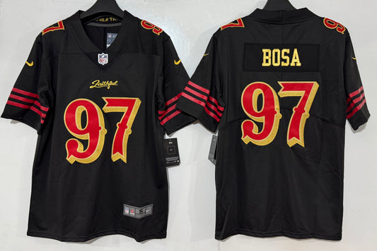 Nick Bosa #97 San Francisco 49ers Black "Rivalry Series" 2025 Jersey