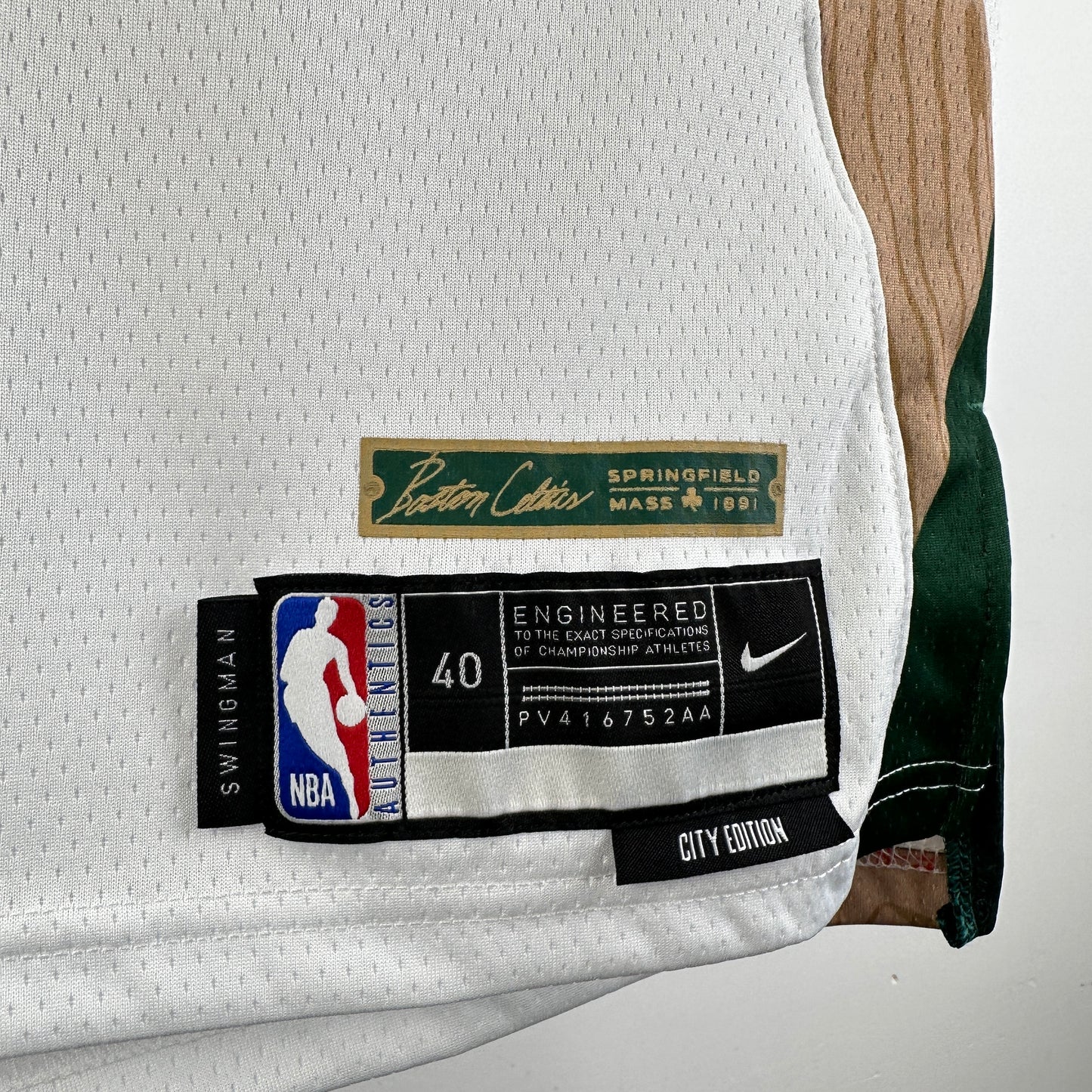 Boston Celtics 23-24 City Edition White Swingman Jersey