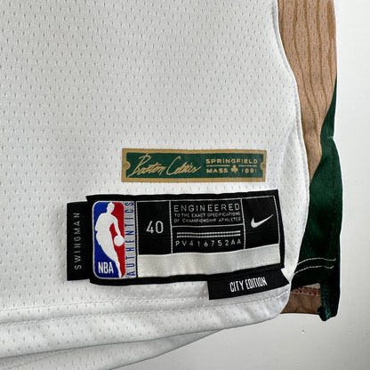 Boston Celtics 23-24 City Edition White Swingman Jersey