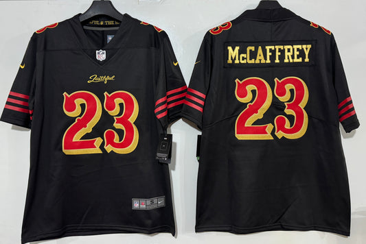 Christian McCaffrey #23 San Francisco 49ers Black "Rivalry Series" 2025 Jersey