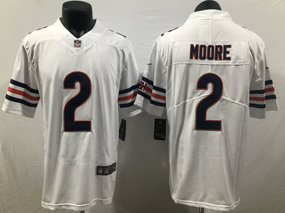 Chicago Bears White Team Game Jersey