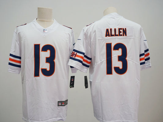 Chicago Bears White Team Game Jersey