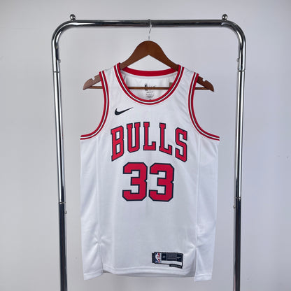 Chicago Bulls White Home Icon Edition Jersey