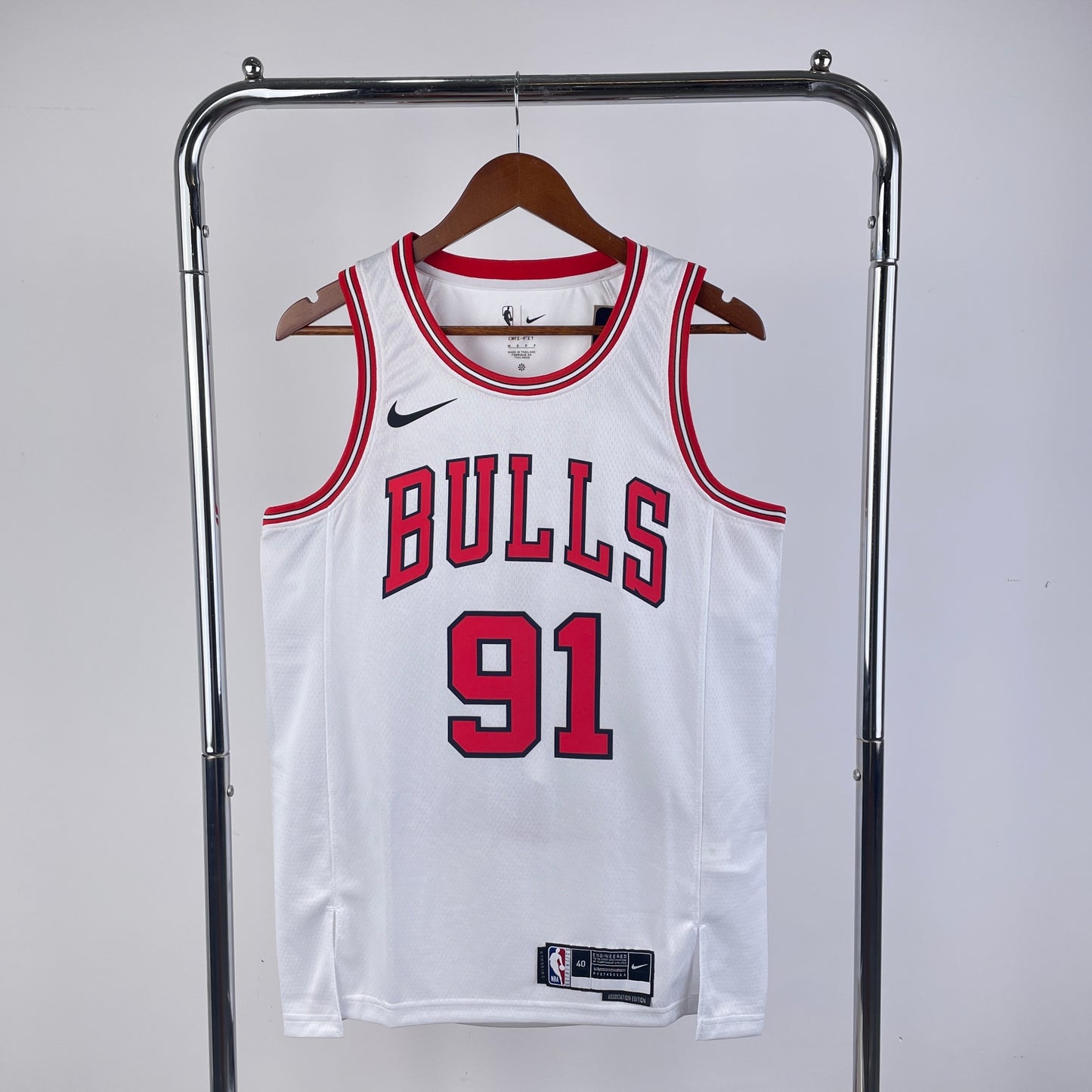 Chicago Bulls White Home Icon Edition Jersey