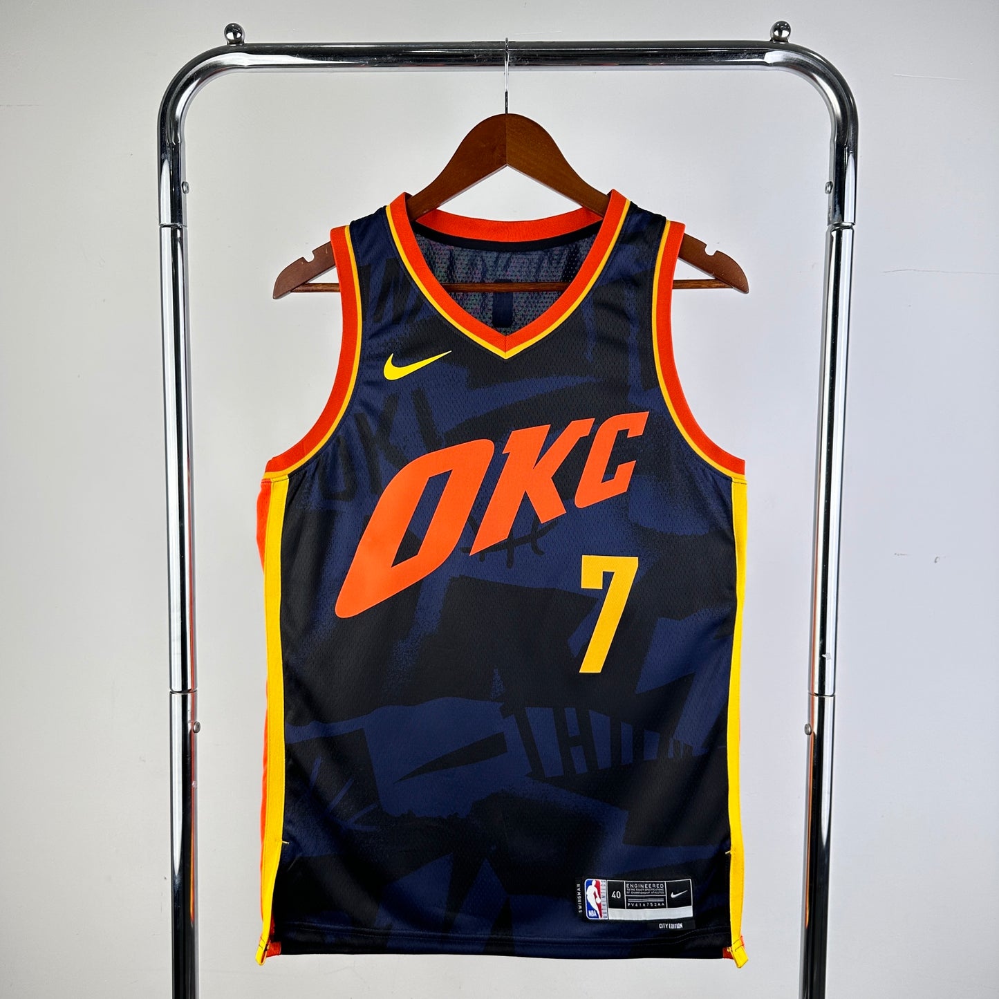 Oklahoma City Thunder 23-24 Navy City Edition Jersey