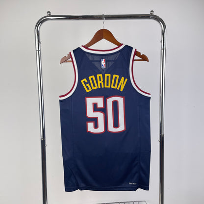 Denver Nuggets Icon Edition Navy Swingman Jersey