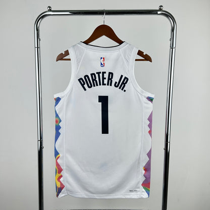 Denver Nuggets 24-25 City Edition White Swingman Jersey