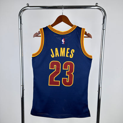 Cleveland Cavaliers 15-16 Navy James #23 Hardwood Classics Jersey