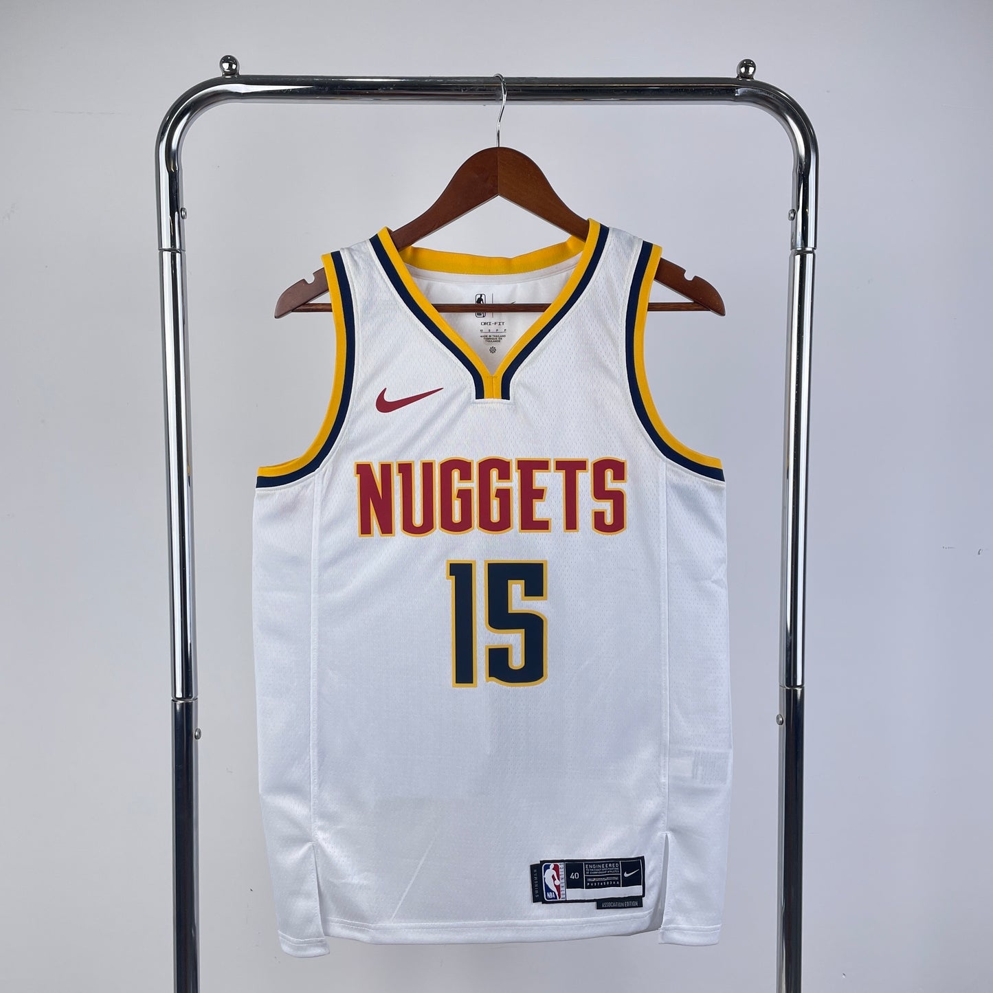 Denver Nuggets Association Edition White Swingman Jersey