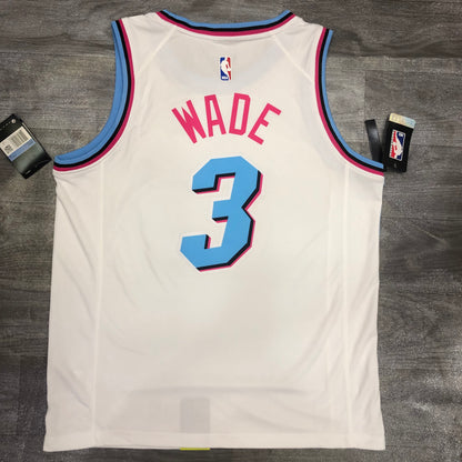Miami Heat City Edition "Vice" White Swingman Jersey