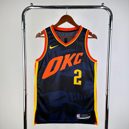 Oklahoma City Thunder 23-24 Navy City Edition Jersey