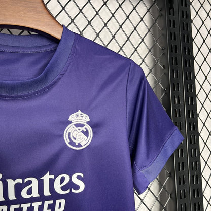 Real Madrid x Y3 24-25 "Purple" Fourth Kid's Kit