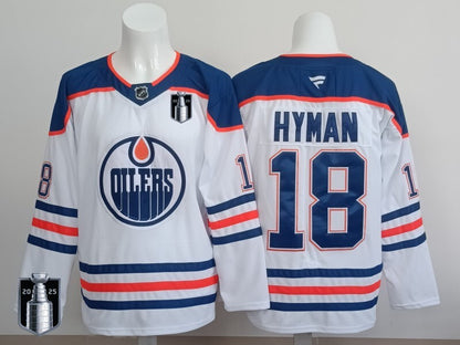 Edmonton Oilers Fanatics White Away Premium Player Jersey