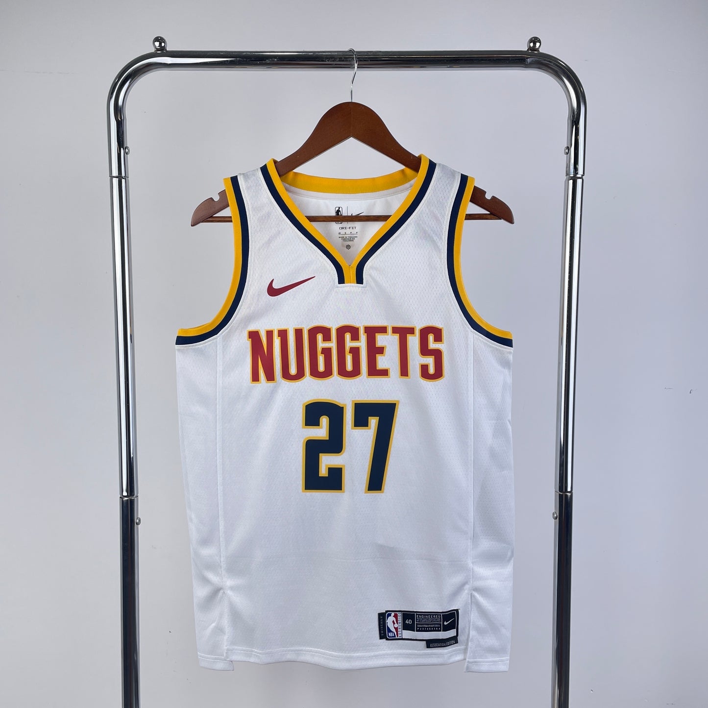 Denver Nuggets Association Edition White Swingman Jersey