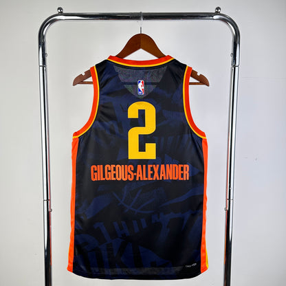 Oklahoma City Thunder 23-24 Navy City Edition Jersey